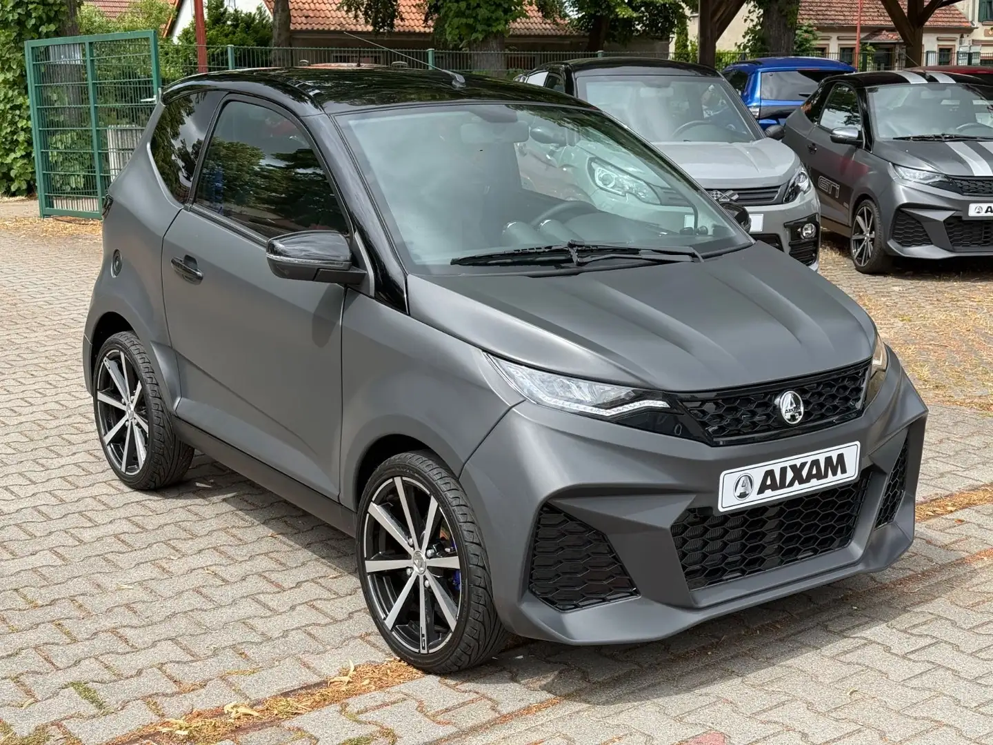 Aixam City GTO Neues Mod.LED Mopedauto L6e Automatik Grau - 1