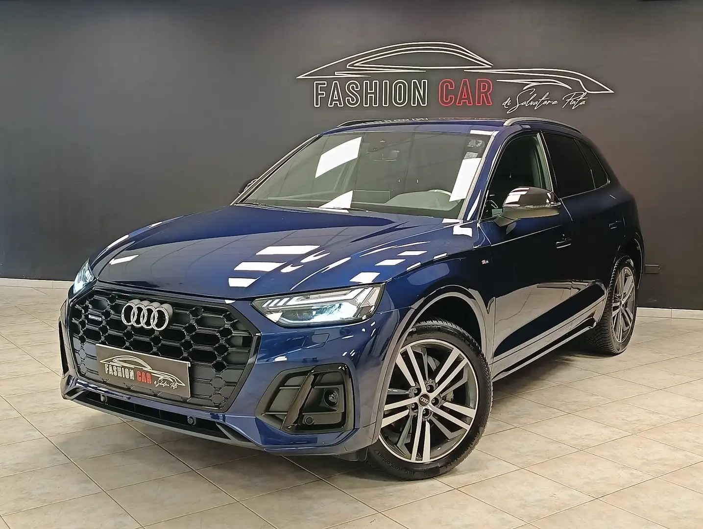 Audi Q5 Q5 II 2020 40 tdi mhev 12V S line quattro s-tronic Blau - 1
