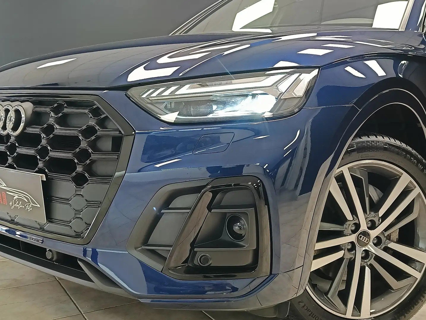 Audi Q5 Q5 II 2020 40 tdi mhev 12V S line quattro s-tronic Blau - 2