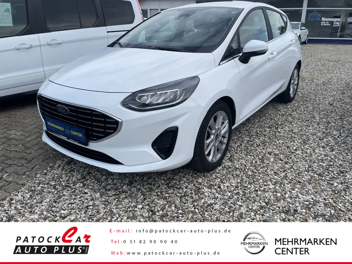 Ford Fiesta 1.0 EcoBoost Titanium Autom. Blanc - 1