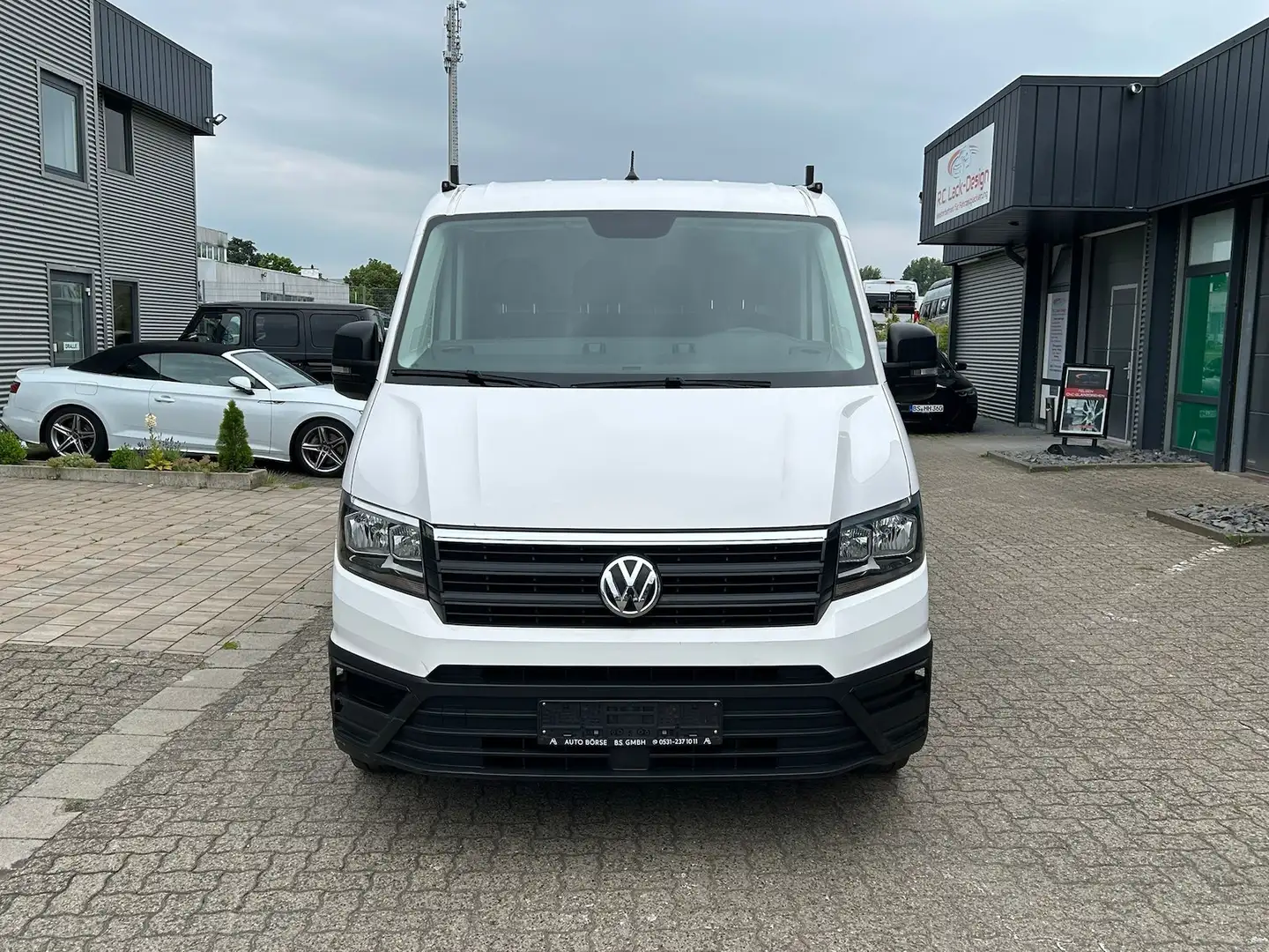 Volkswagen Crafter 35 PRITSCHE-DOKA*NAVI*AHK*7xSITZER* Wit - 1