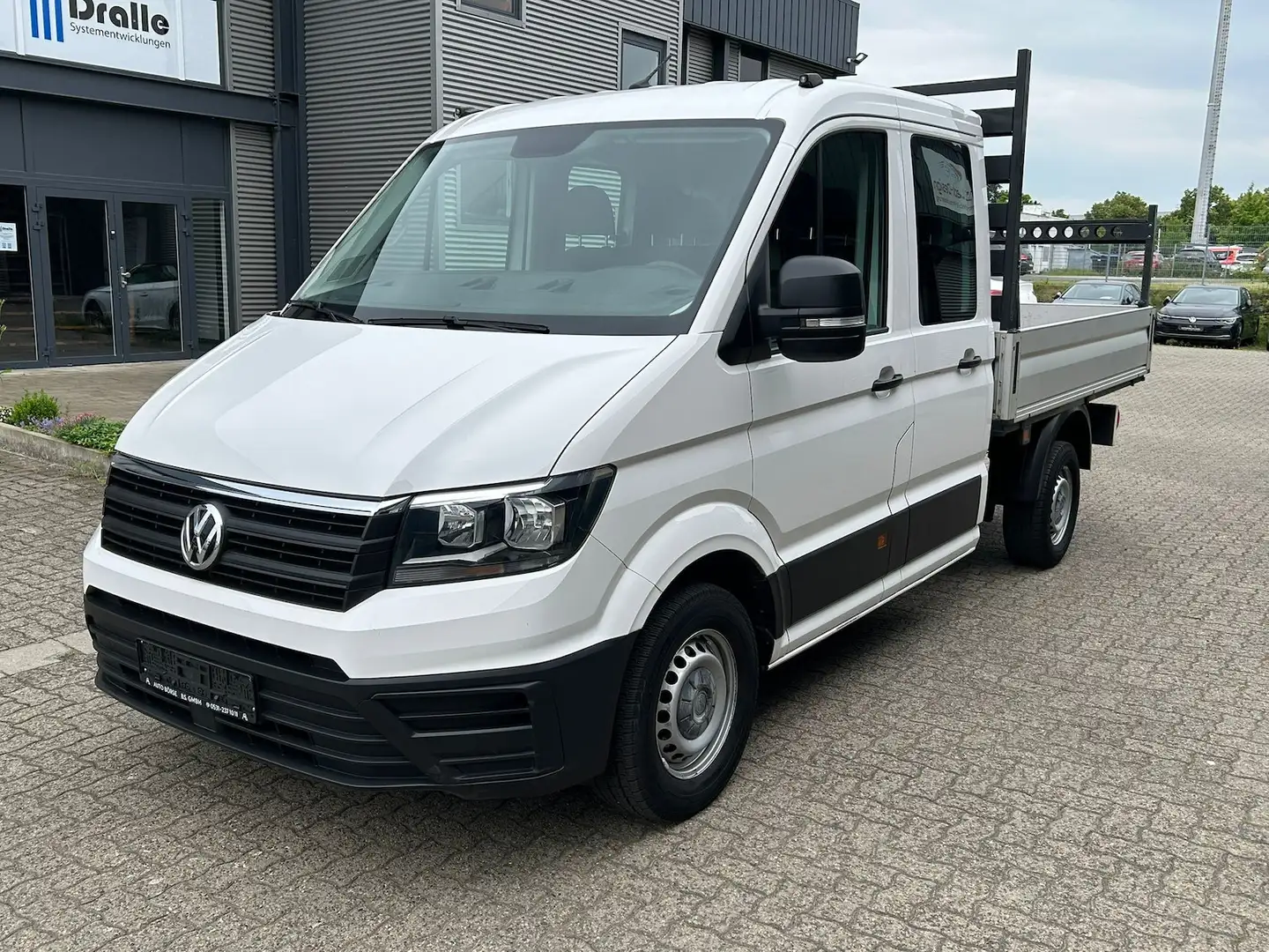 Volkswagen Crafter 35 PRITSCHE-DOKA*NAVI*AHK*7xSITZER* Wit - 2