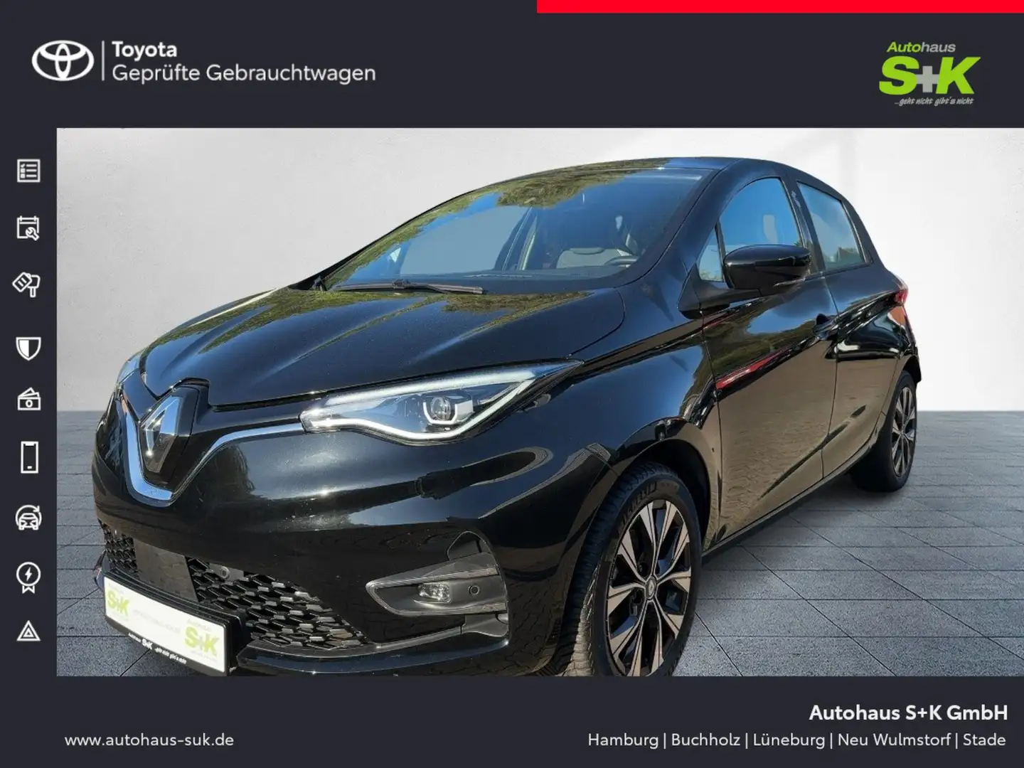Renault ZOE E-Tech+KLIMA+PDC+NAVIGATION+TEMPOMAT+USB/AUX Nero - 1