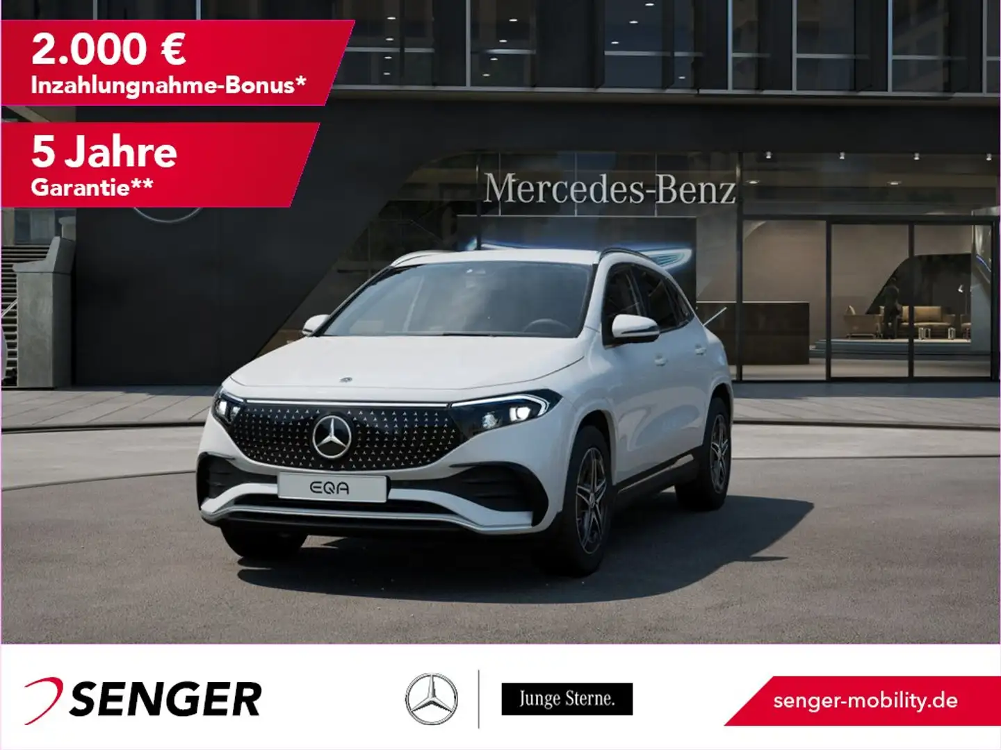 Mercedes-Benz EQA 350 4M AMG Rückfahrkamera Ambiente MBUX LED Weiß - 1