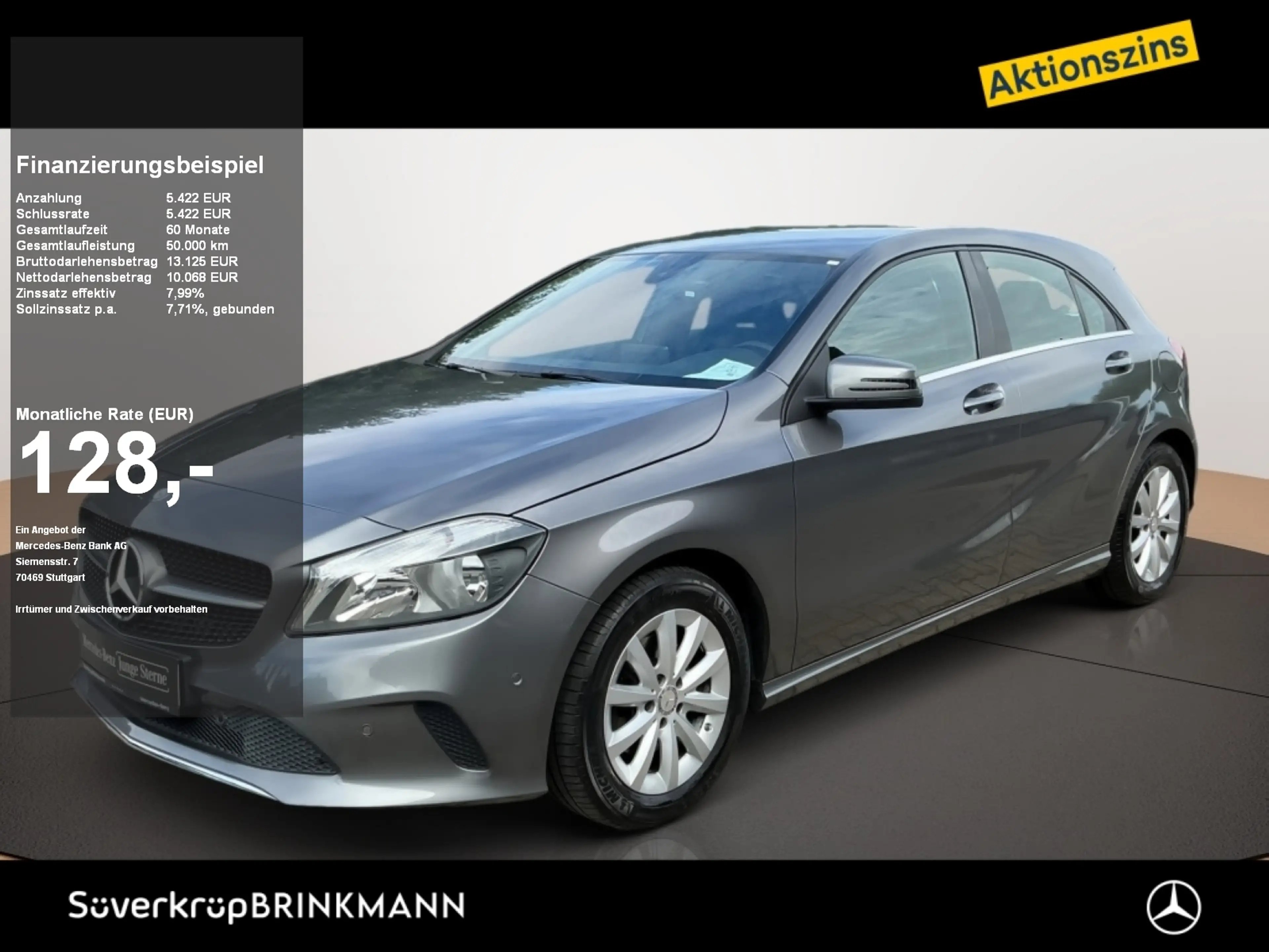 Mercedes-Benz A 180 STYLE NAVIGATION SITZHEIZUNG PARKTRONIC