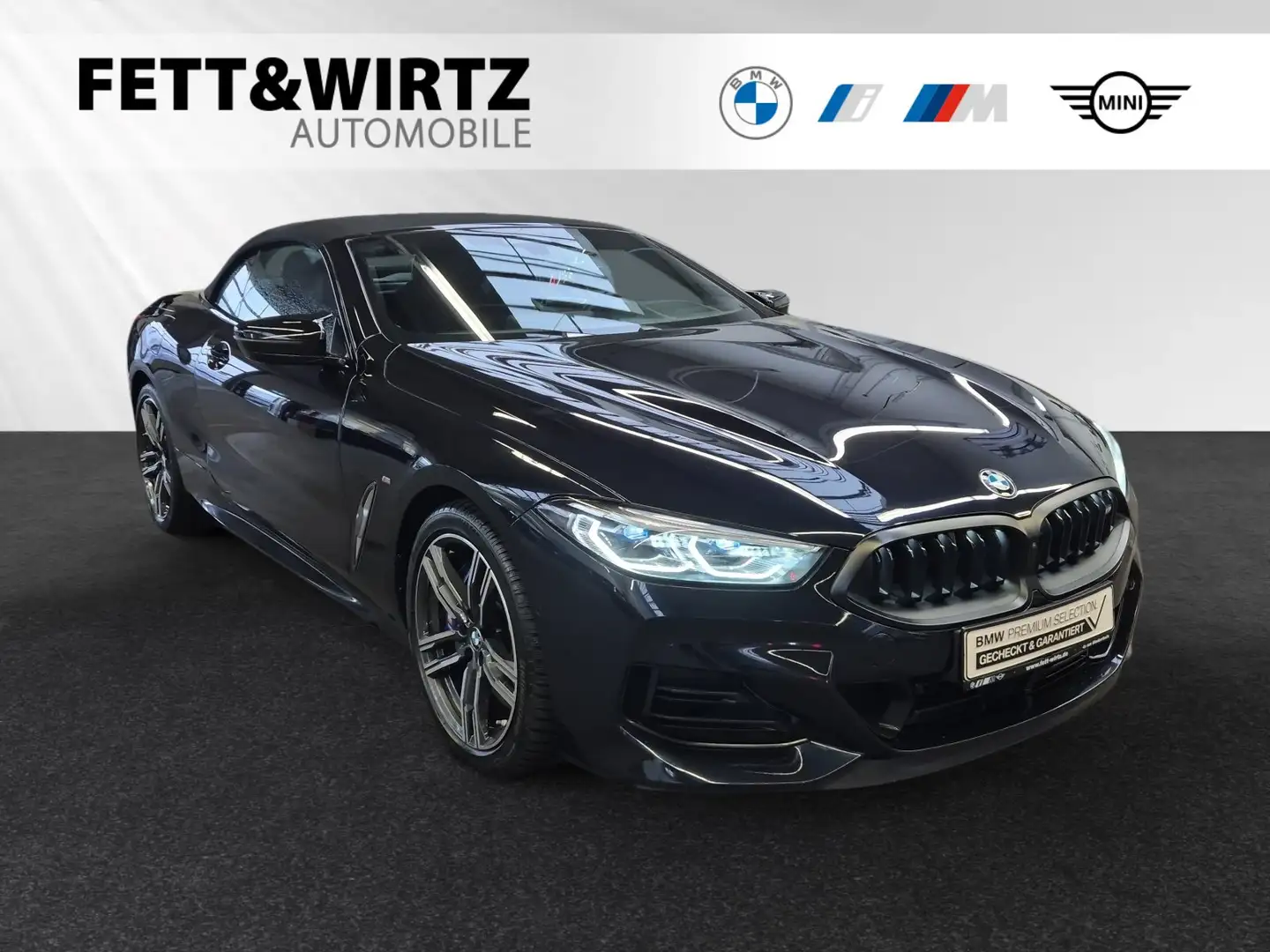 BMW M850 i xDrive Cabrio Allrad|Stop&Go|Laserlicht Schwarz - 1