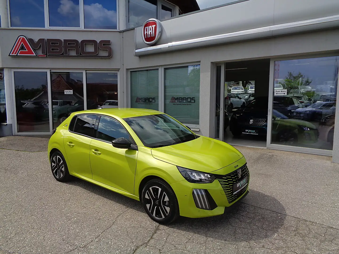 Peugeot e-208 156PS 54kWh Allure - WÄRMEPUMPE - 360 KAMERA - ... Gelb - 1