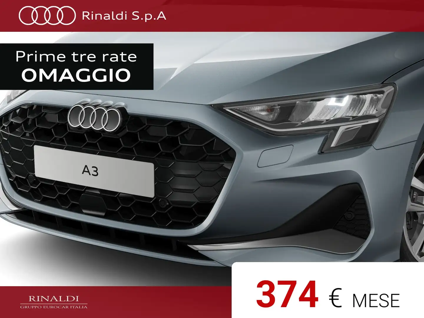 Audi A3 sportback 40 1.5 tfsi e business advanced s-tronic Grigio - 2