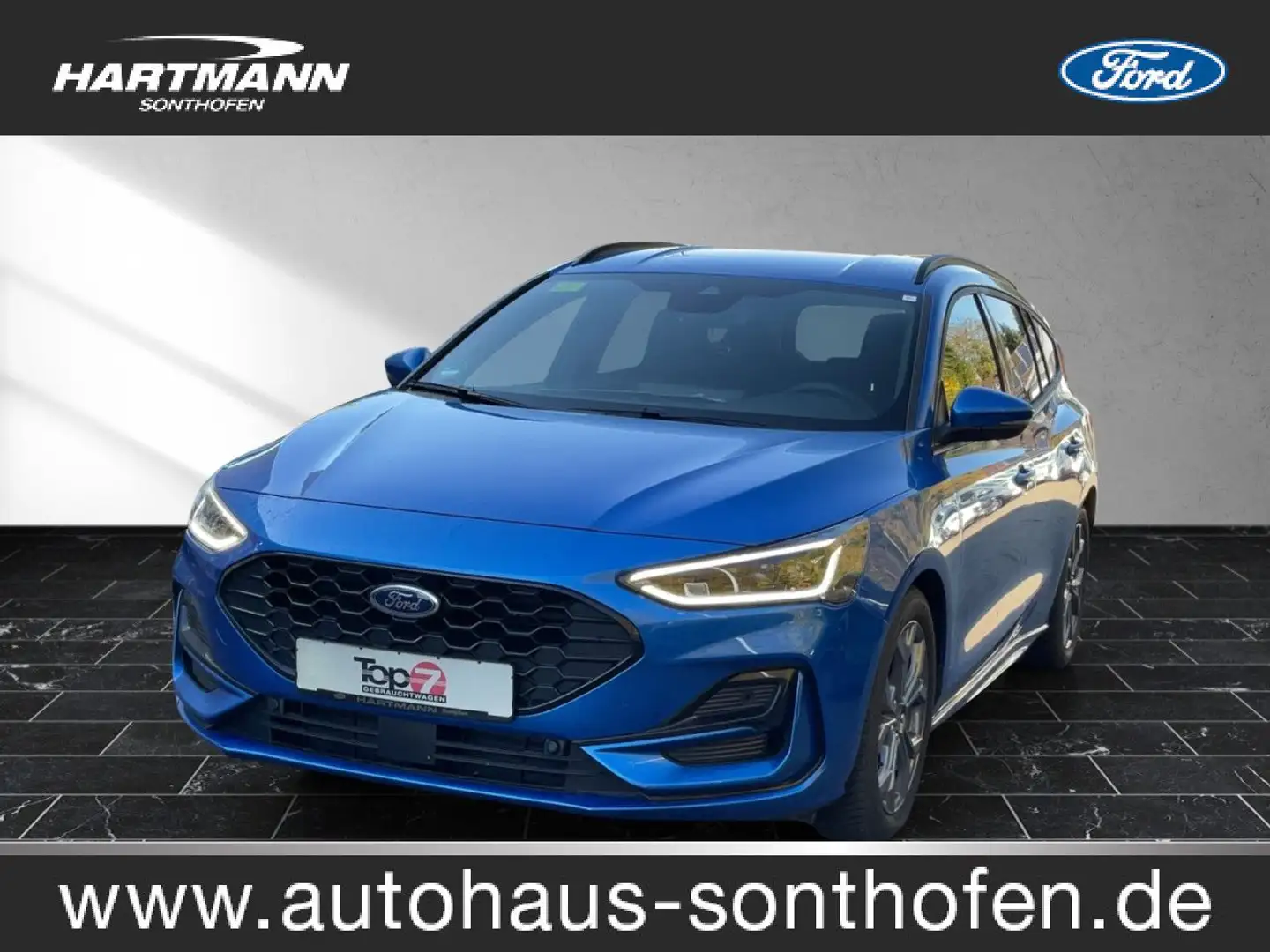 Ford Focus ST-Line Bluetooth Navi LED Klima el. Fenster Bleu - 1
