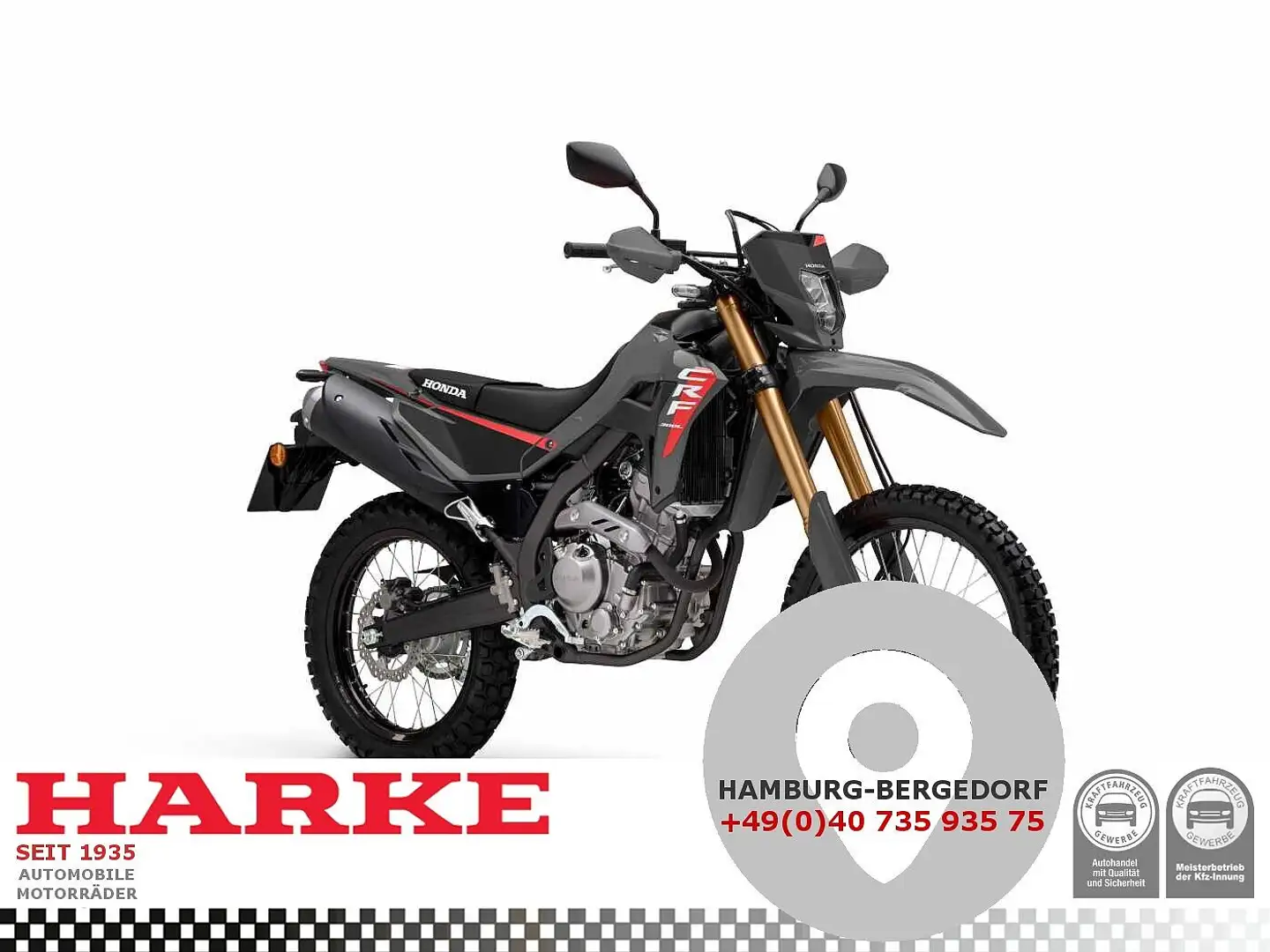 Honda CRF 300 L 2025 6 Jahre Garantie Серый - 1