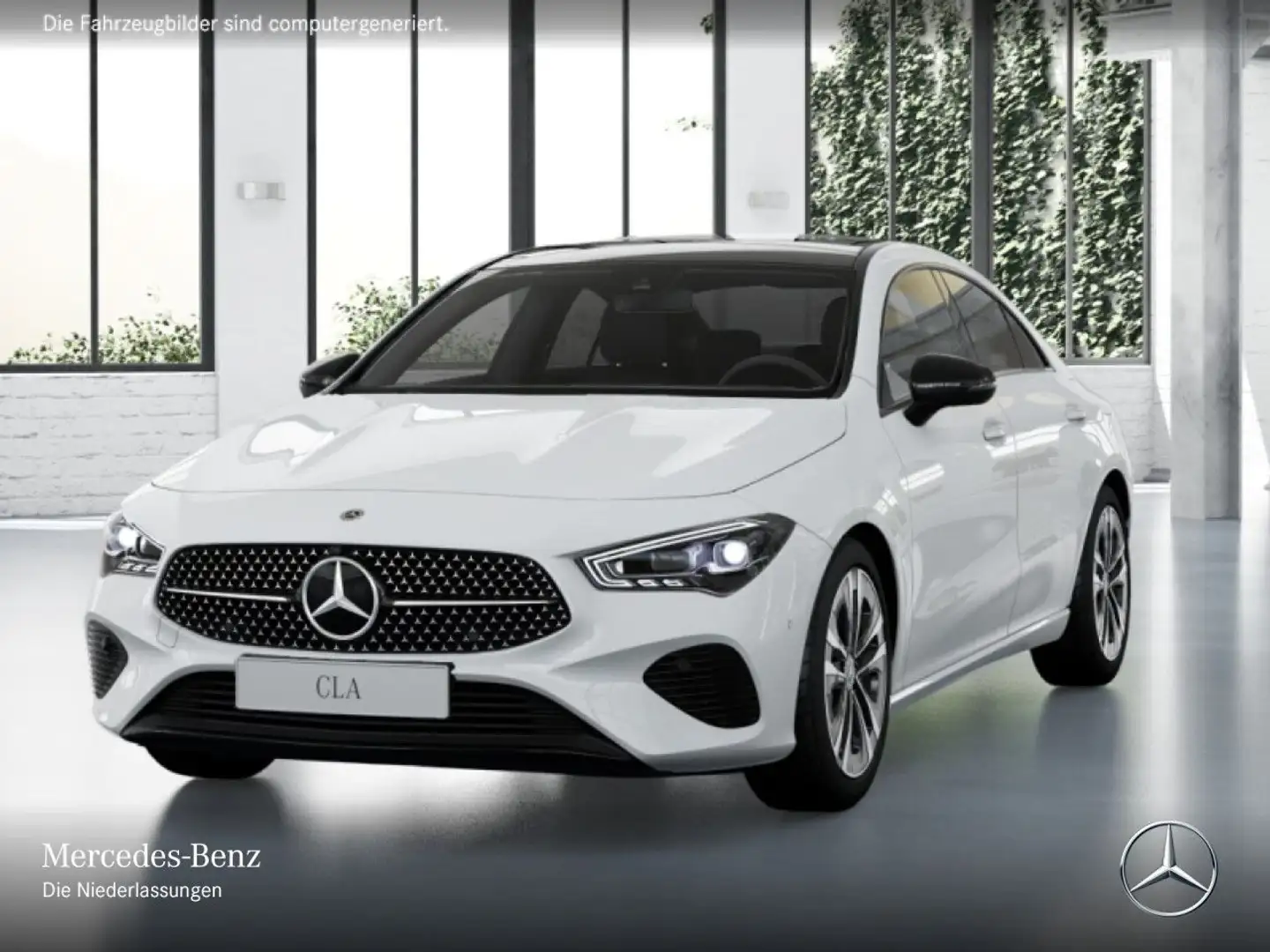 Mercedes-Benz CLA 180 PROGRESSIVE+NIGHT+PANO+360°+MULTIBEAM+7G Weiß - 2