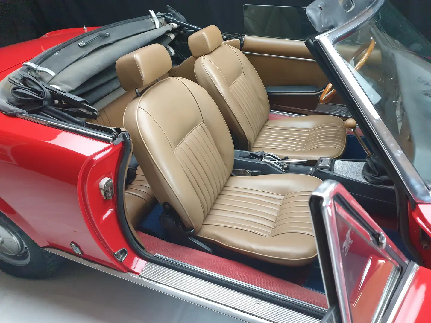 Fiat 124 Spider Sport 1.8cc  certif. ASI E C.R.S Rouge - 2