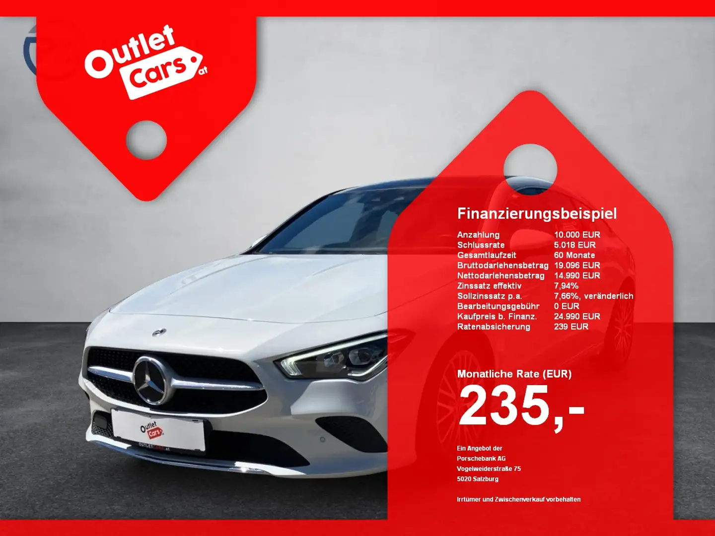 Mercedes-Benz CLA 180 d Shooting Brake SB Progressive LEDER Weiß - 1