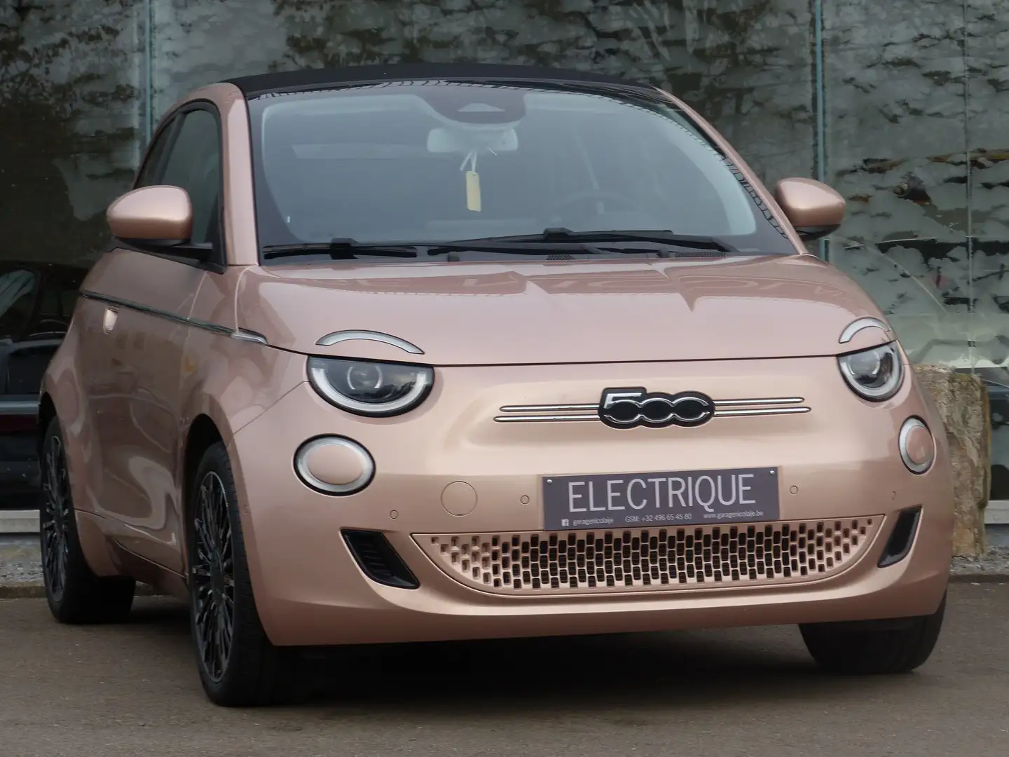 Fiat 500C 42 kWh Icon Brons - 2