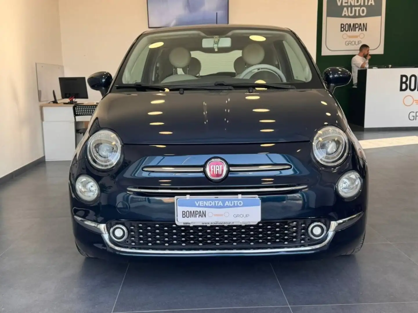 Fiat 500 1.2 Lounge easypower Gpl 69cv Blauw - 1