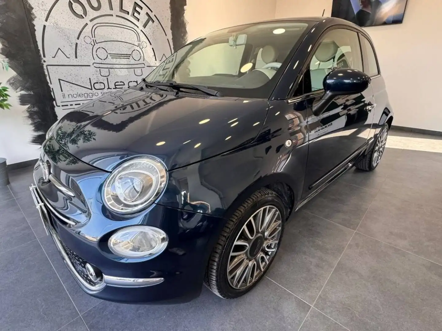 Fiat 500 1.2 Lounge easypower Gpl 69cv Blauw - 2