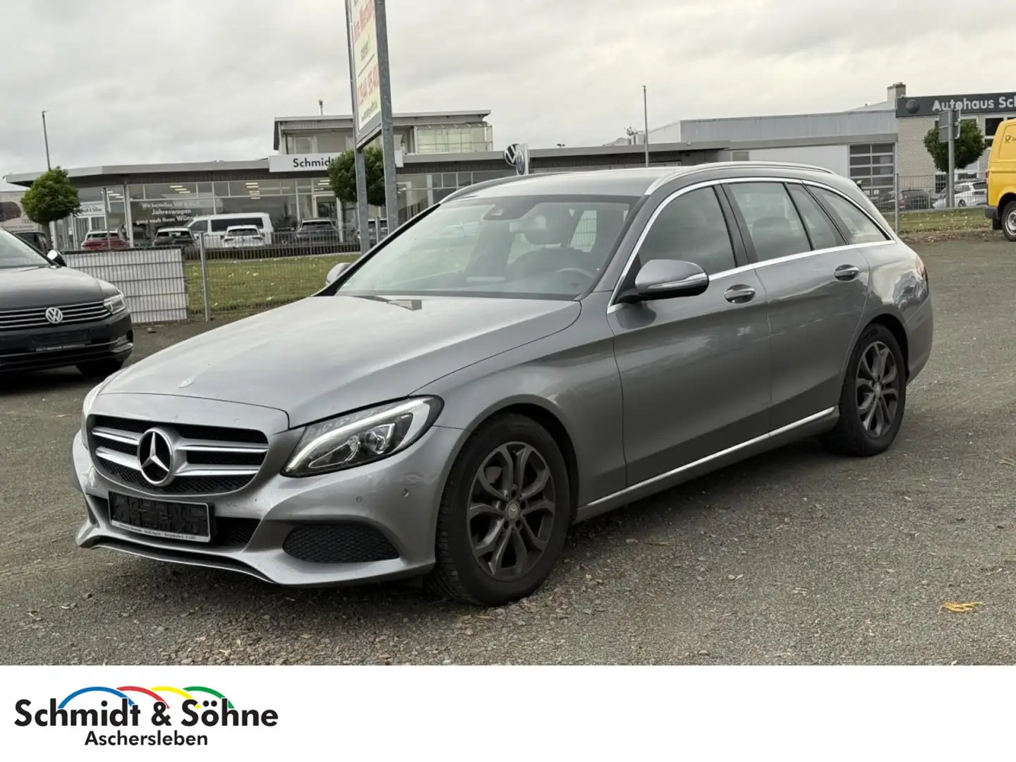 Mercedes-Benz C 180 T Avantgarde Automatik NUR AN AUTOHÄNDLER Klima Silber - 1