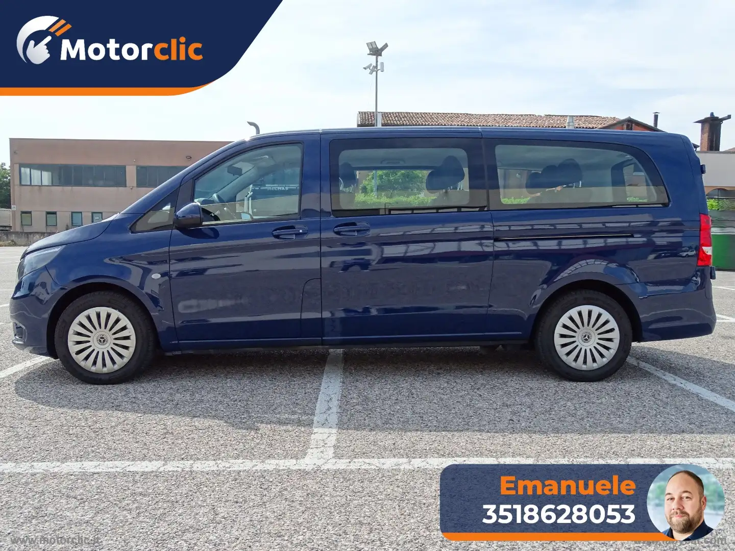 Mercedes-Benz Vito 2.0 114 CDI aut. PL Mixto ExLong Bleu - 2