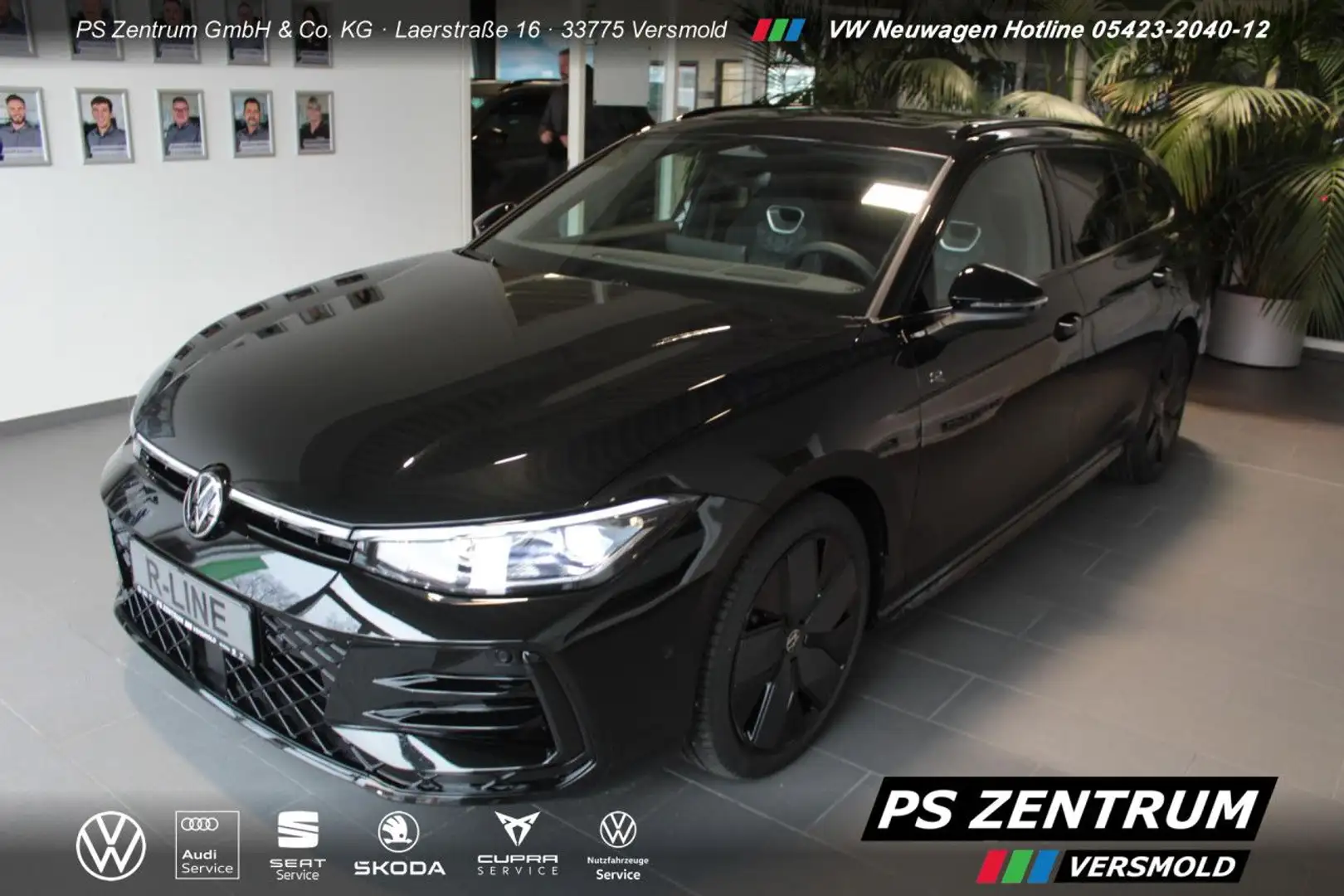 Volkswagen Passat Variant Passat R-Line 2.0 TDI HUD DCC RFK Matrix Bluetooth Noir - 1