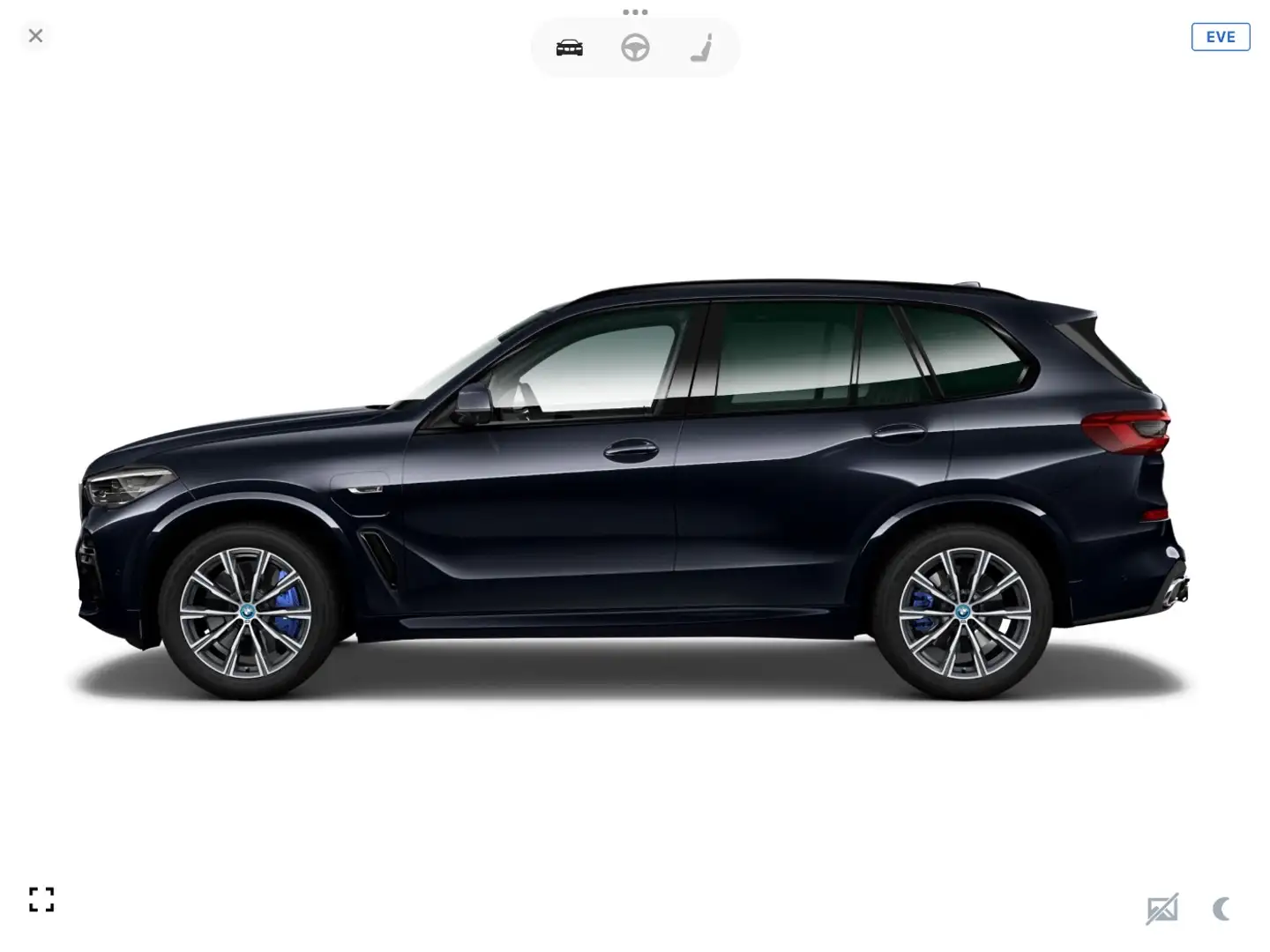 BMW X5 xDrive45e M Sportpaket HUD*AHK*Komfortsitz Schwarz - 2