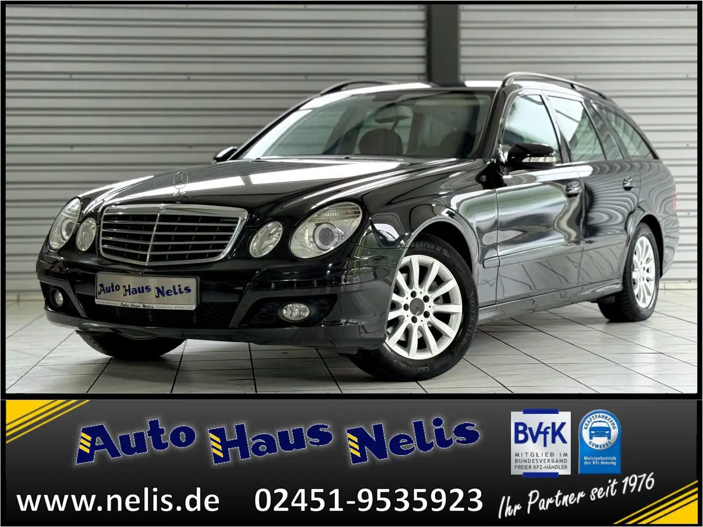 Mercedes-Benz E 220 T CDI Classic Autom Tempomat PDC AHK Black - 1