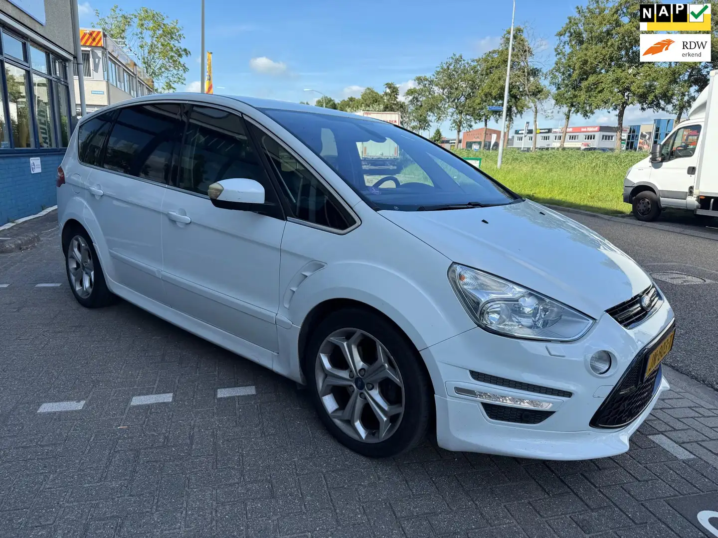 Ford S-Max 2.0 EcoBoost Titanium ((( AUTOMAAT))) White - 1