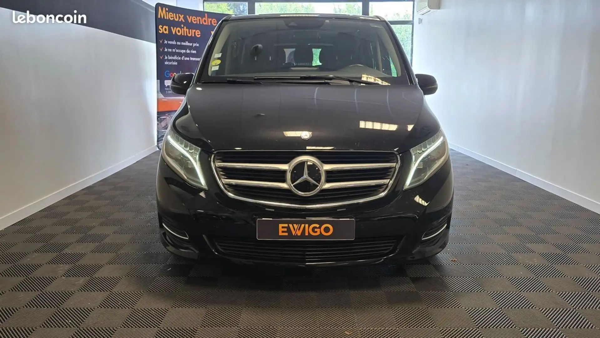 Mercedes-Benz V 2.2 250d 190ch compact 7g-tronic avantgarde %2B attelage cloison Negro - 2