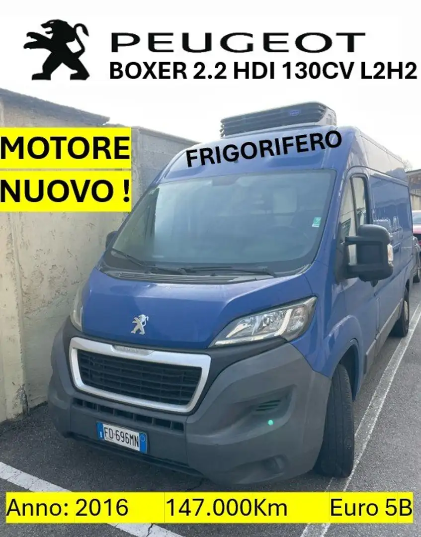 Peugeot Boxer 2.2 HDI 130CV L2H2 CON FRIGO ATP E MOTORE NUOVO Azul - 1
