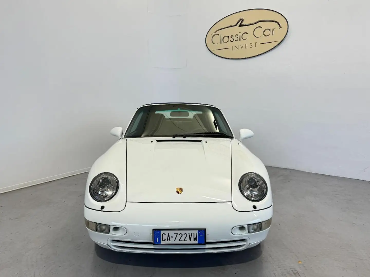 Porsche 993 Carrera cat Cabriolet ISCRITTA ASI CAPPOTTA BLU Bianco - 2