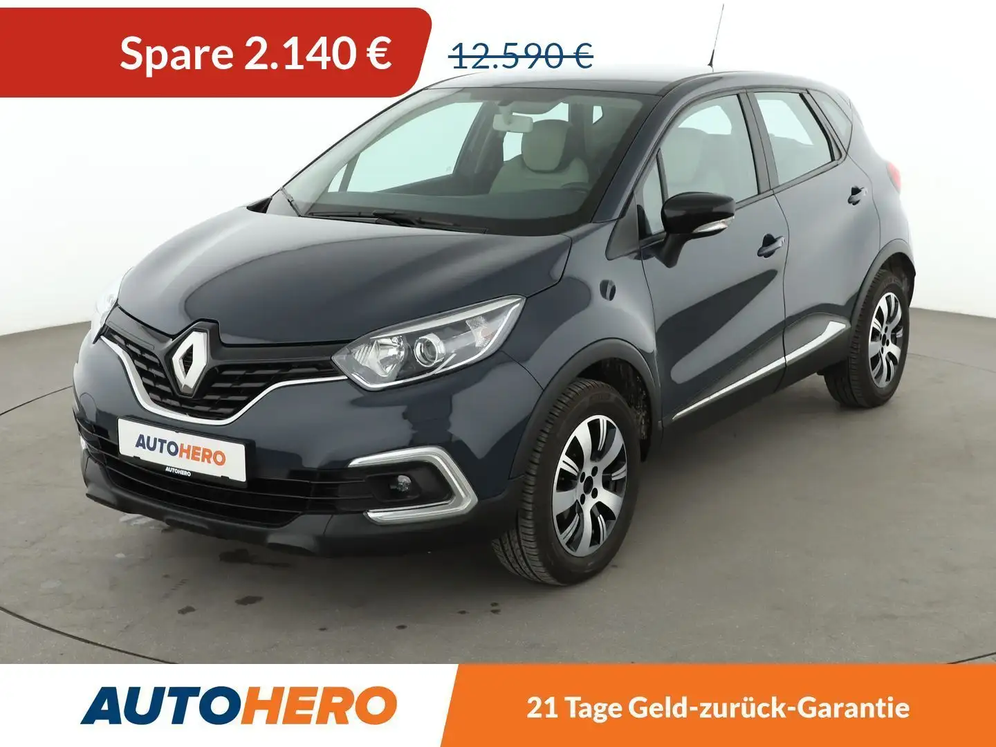 Renault Captur 0.9 Energy Experience*TEMPO*ALU*LIM*KLIMA* Blau - 1