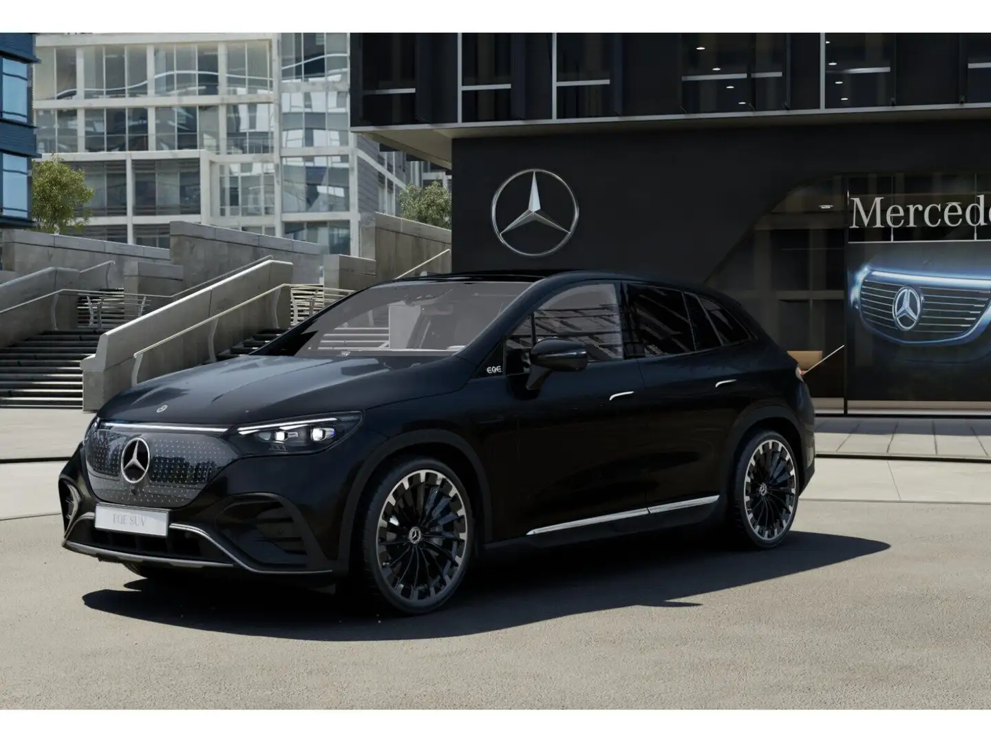 Mercedes-Benz EQE SUV EQE 350+ SUV Österreich-Edition Totw LED Distr Schwarz - 2