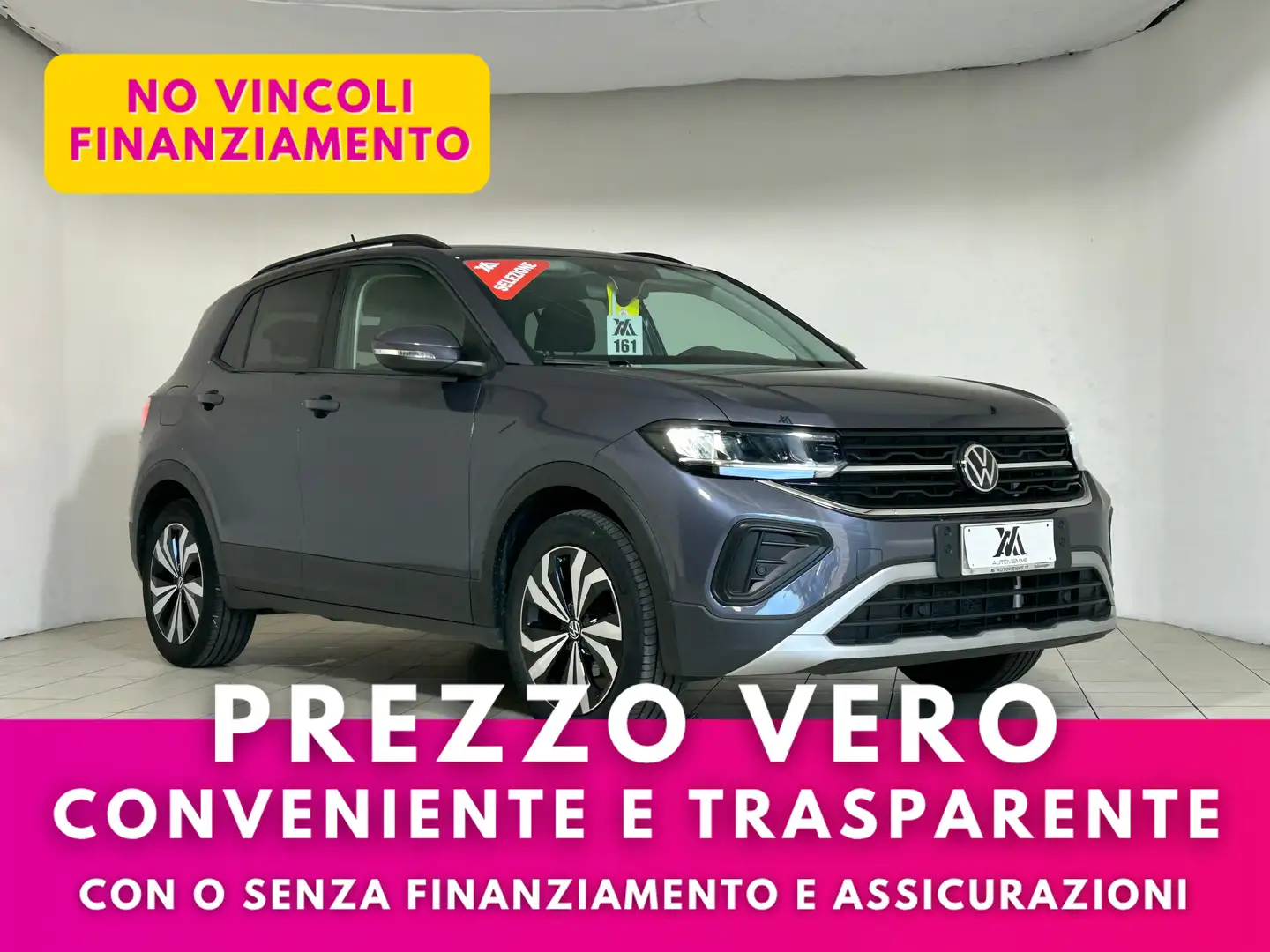 Volkswagen T-Cross Life sensori parcheggio 115 cv dsg Grigio - 1