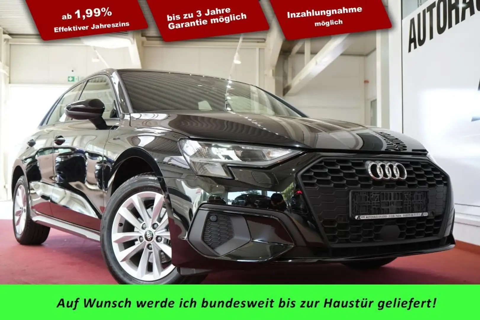 Audi A3 35 TFSI Sportback *Virtual*LED* Noir - 1