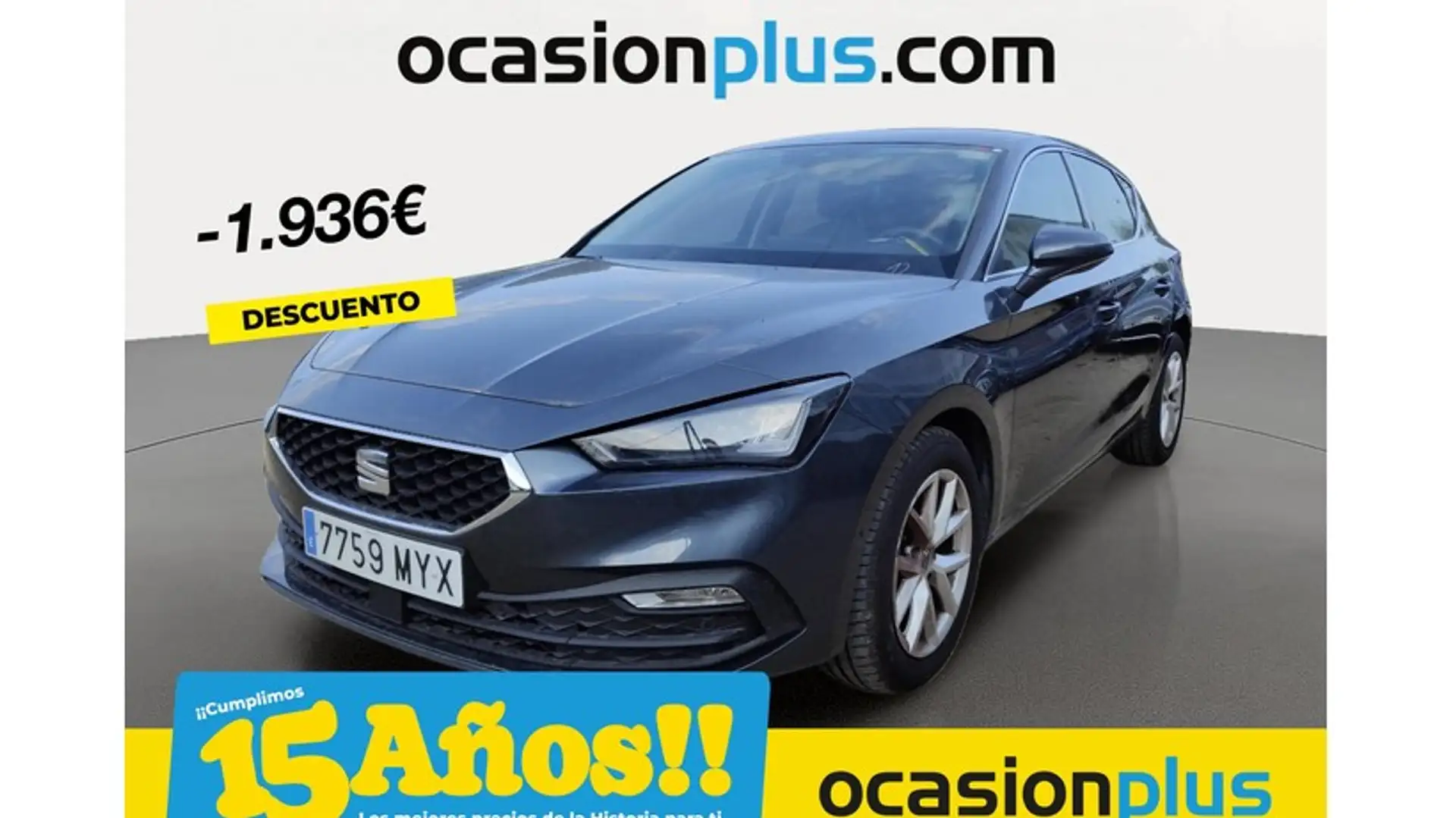 SEAT Leon 1.5 TSI S&S Style XS 115 Gris - 1