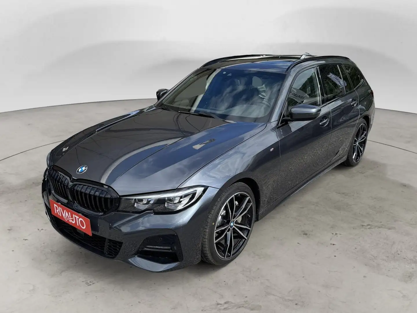 BMW 330 330d 48V Touring Msport Gris - 1