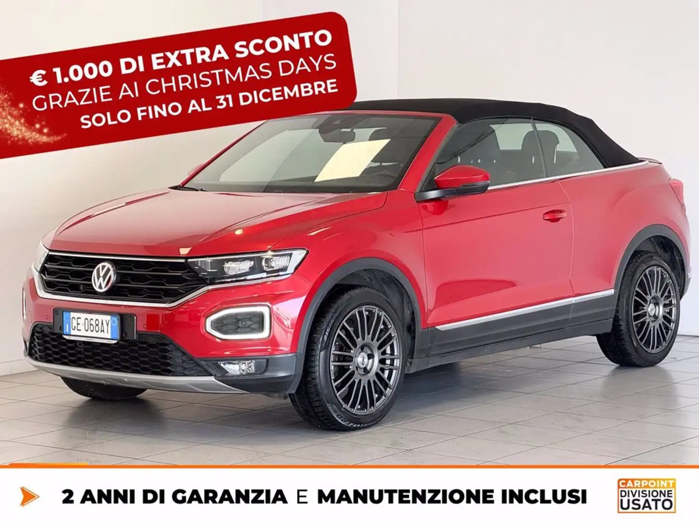 Volkswagen T-Roc cabriolet 1.5 tsi style dsg Rosso - 1