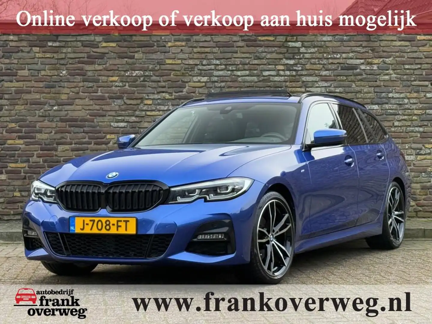 BMW 320 320I M-Sport Panodak 19 INCH Harman/Kardon Leer Blu/Azzurro - 1