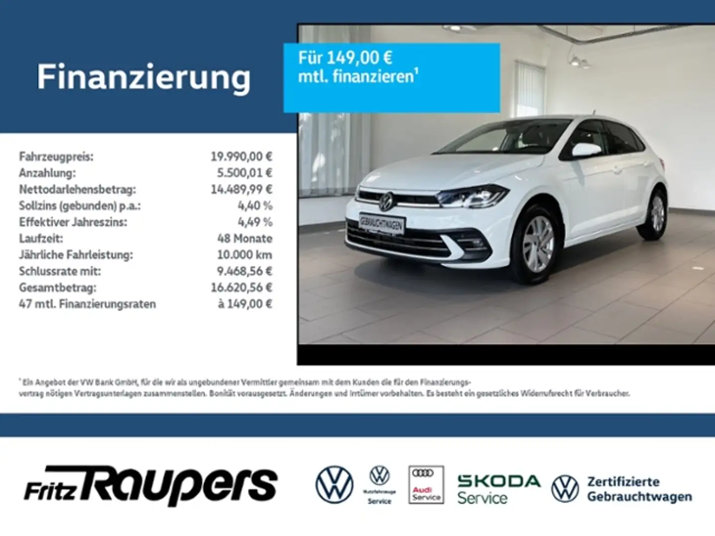 Volkswagen Polo 1.0 TSI DSG Style +KAMERA+NAVI Blanco - 1