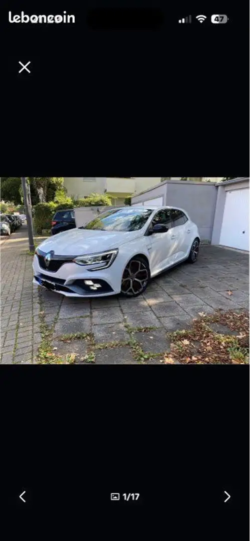 Renault Megane iv (2) 1.8 tce 300 rs trophy ja Weiß - 1