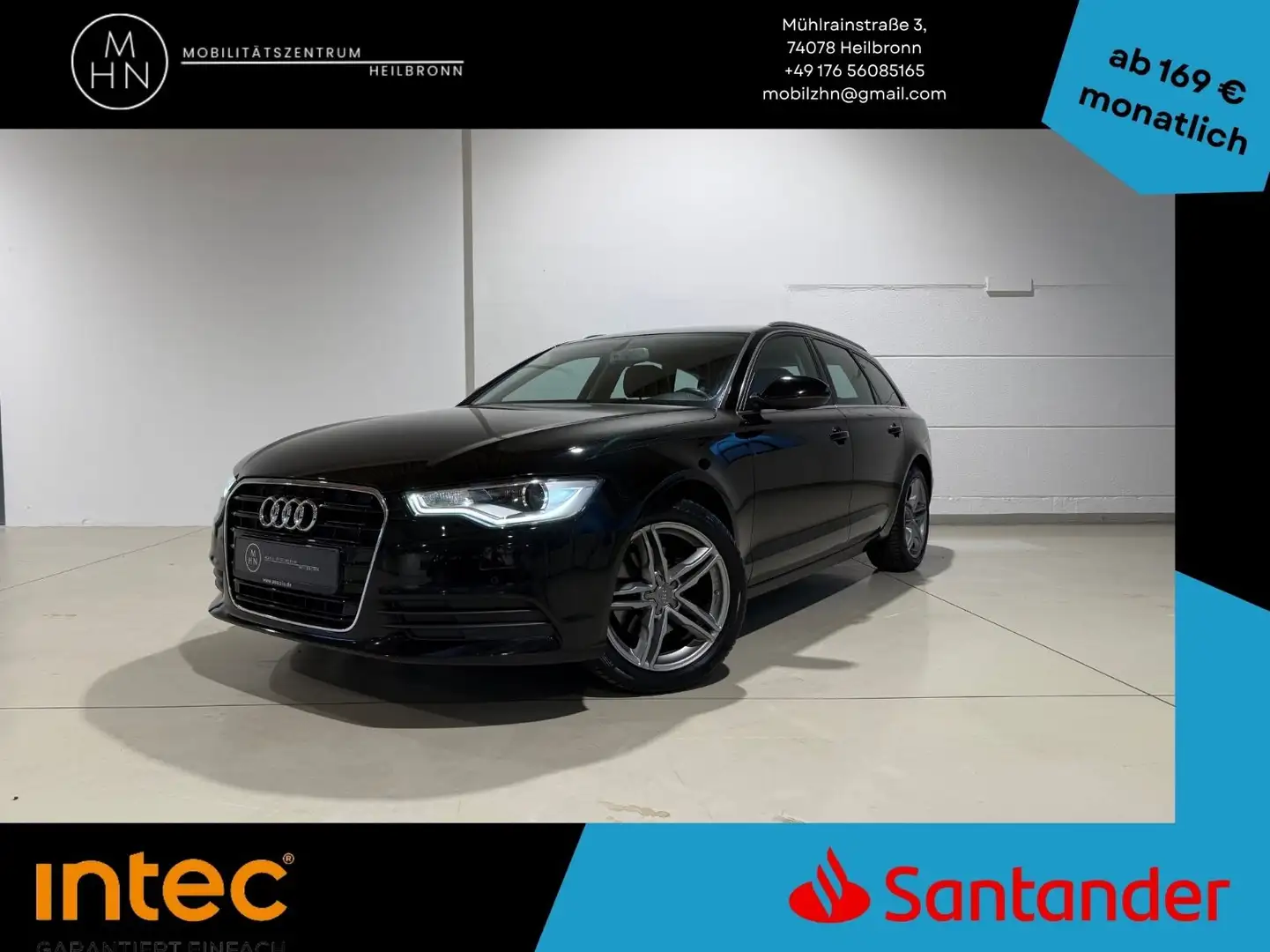 Audi A6 Avant 2.0 TFSI 2.HAND*RFK*SHZ*XEN*KEYLESS*ALC Schwarz - 1
