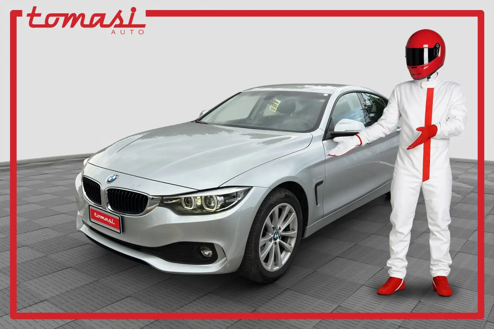 BMW 420 d xDrive Gran Coupé Advantage Argento - 1