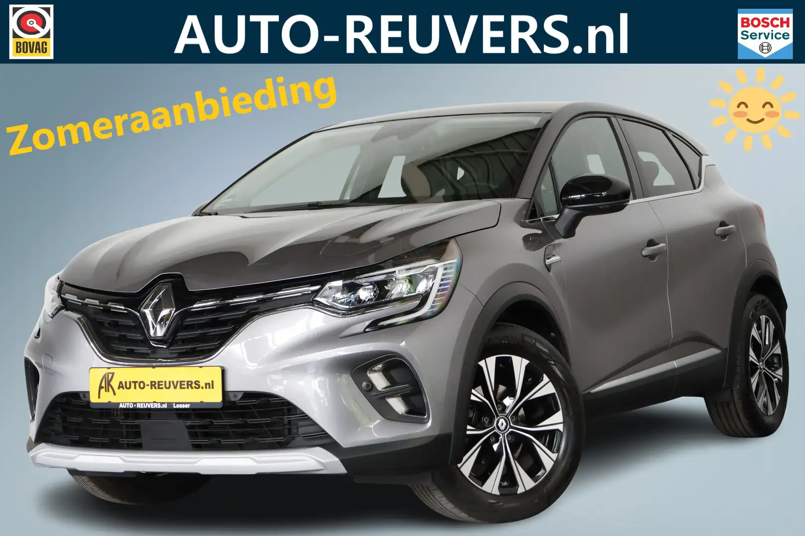 Renault Captur 1.3 TCe 140 Intens / Aut / LED / Navi / CarPlay / Grijs - 1