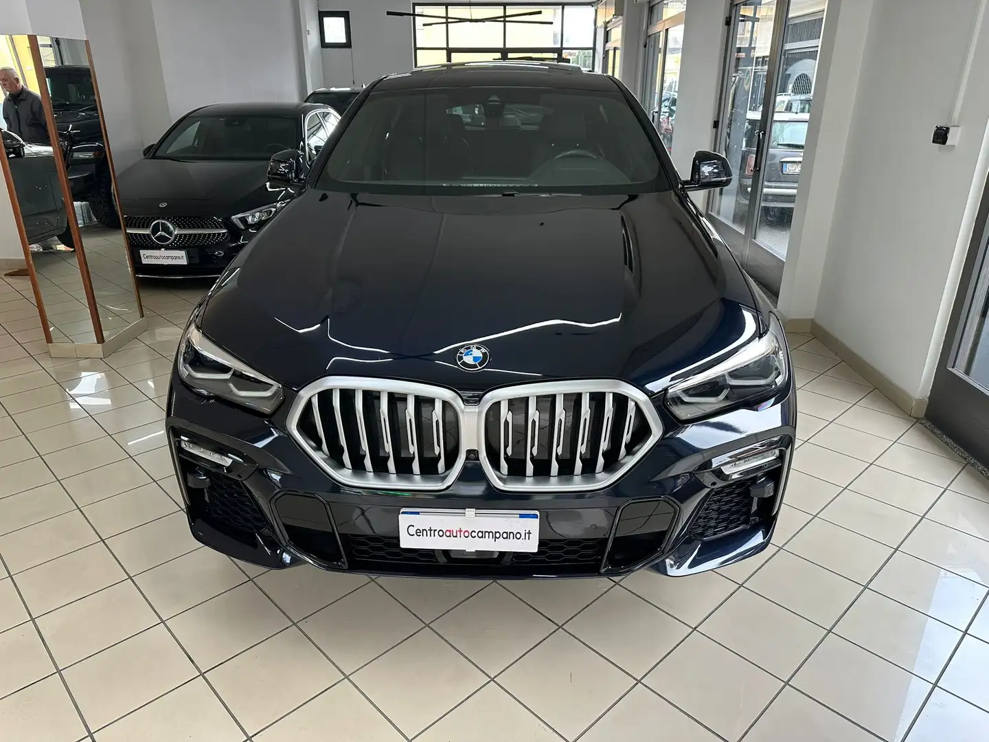 BMW X6 xdrive30d mhev 48V Msport TETTO Kék - 1