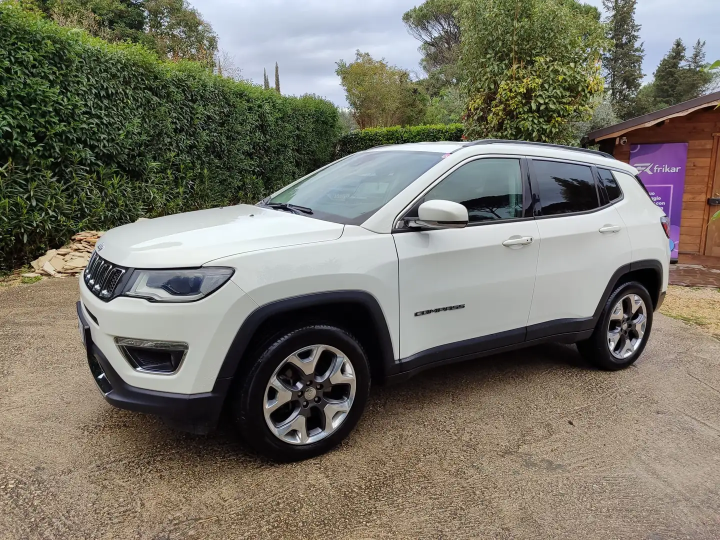 Jeep Compass Compass 2.0 mjt LIMITED NAVI  4wd 140cv auto Blanc - 2