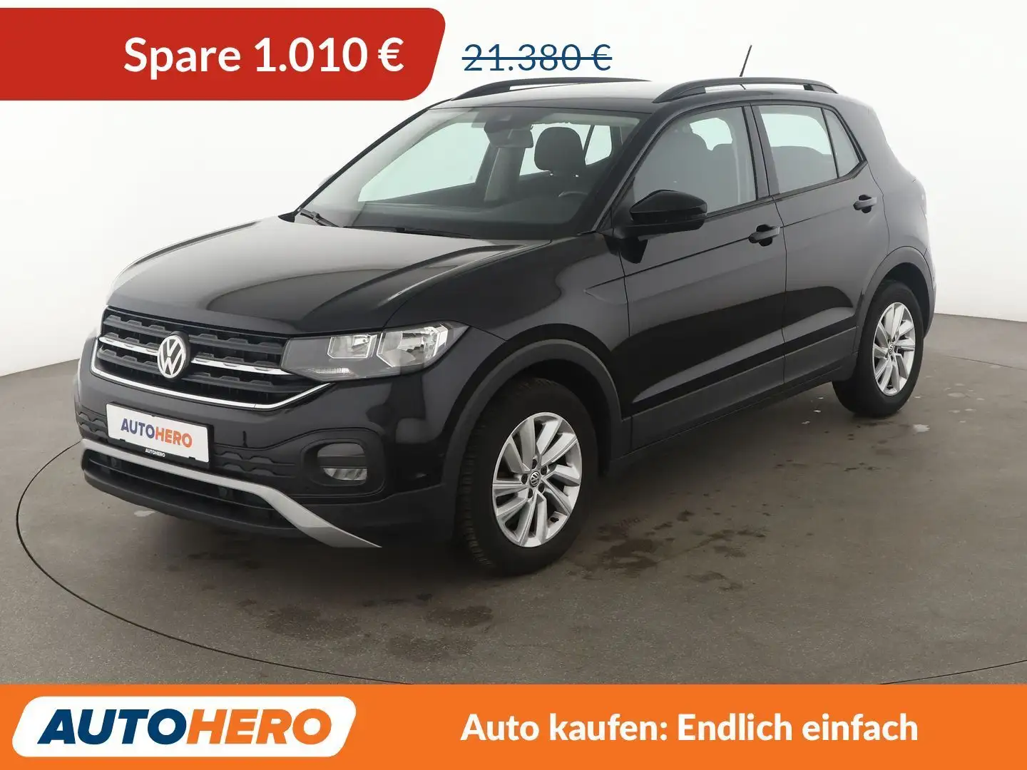 Volkswagen T-Cross 1.6 TDI Life Aut.*NAVI*ACC*PLA*CAM*PDC* Schwarz - 1