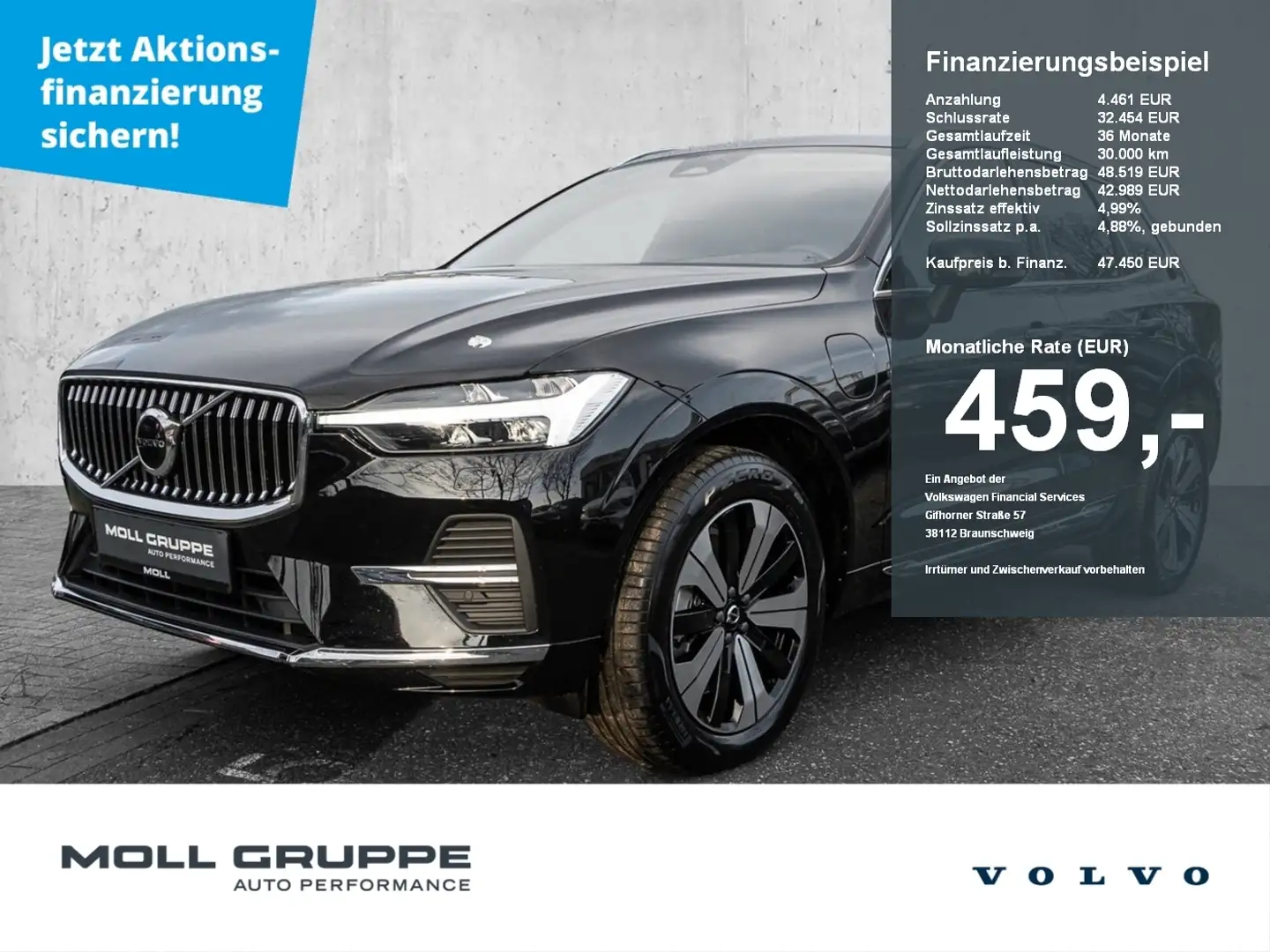 Volvo XC60 T6 AWD Core Schwarz - 1