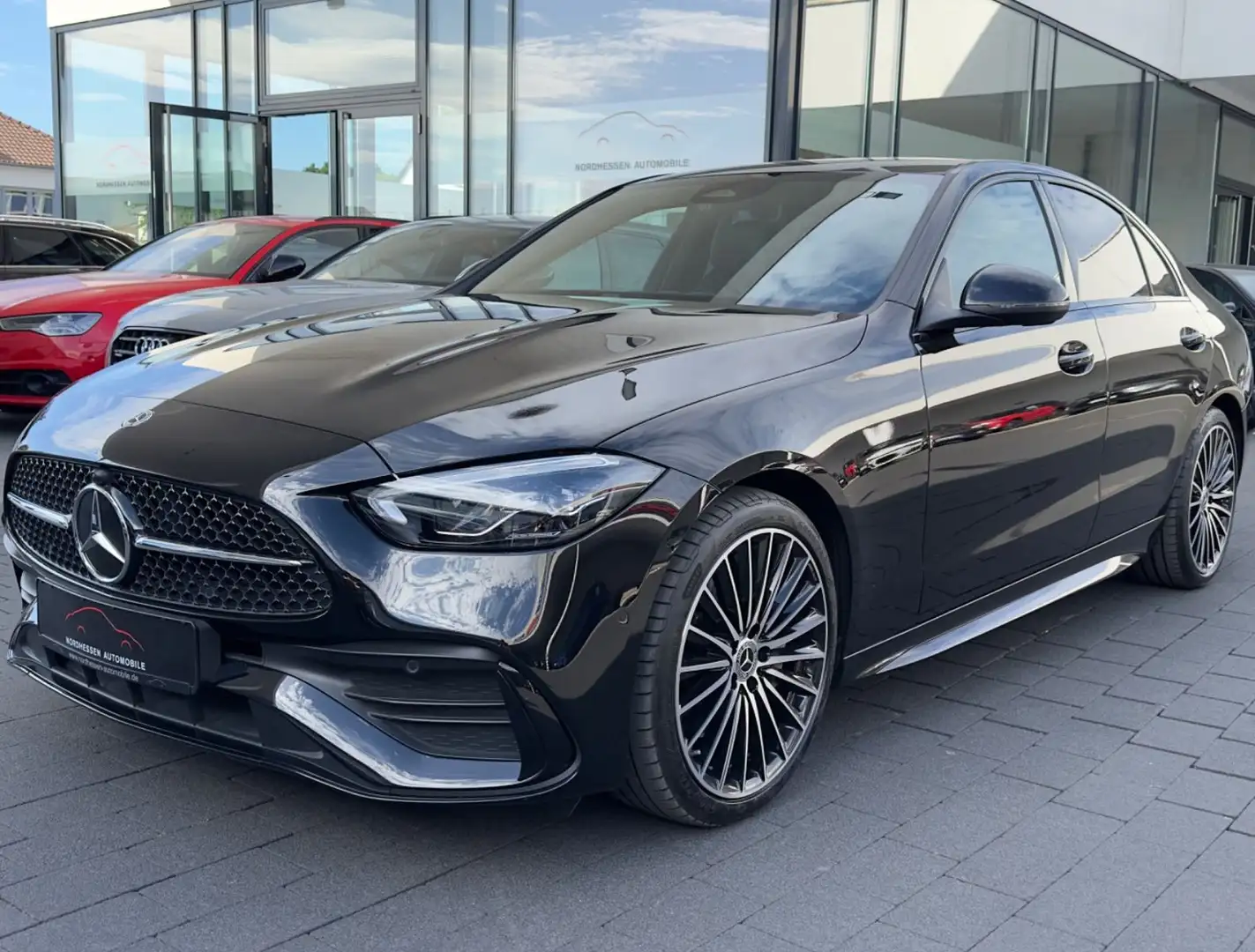 Mercedes-Benz C 220 d Lim. AMG Line | Night-Paket | 19" | AHK Negro - 1