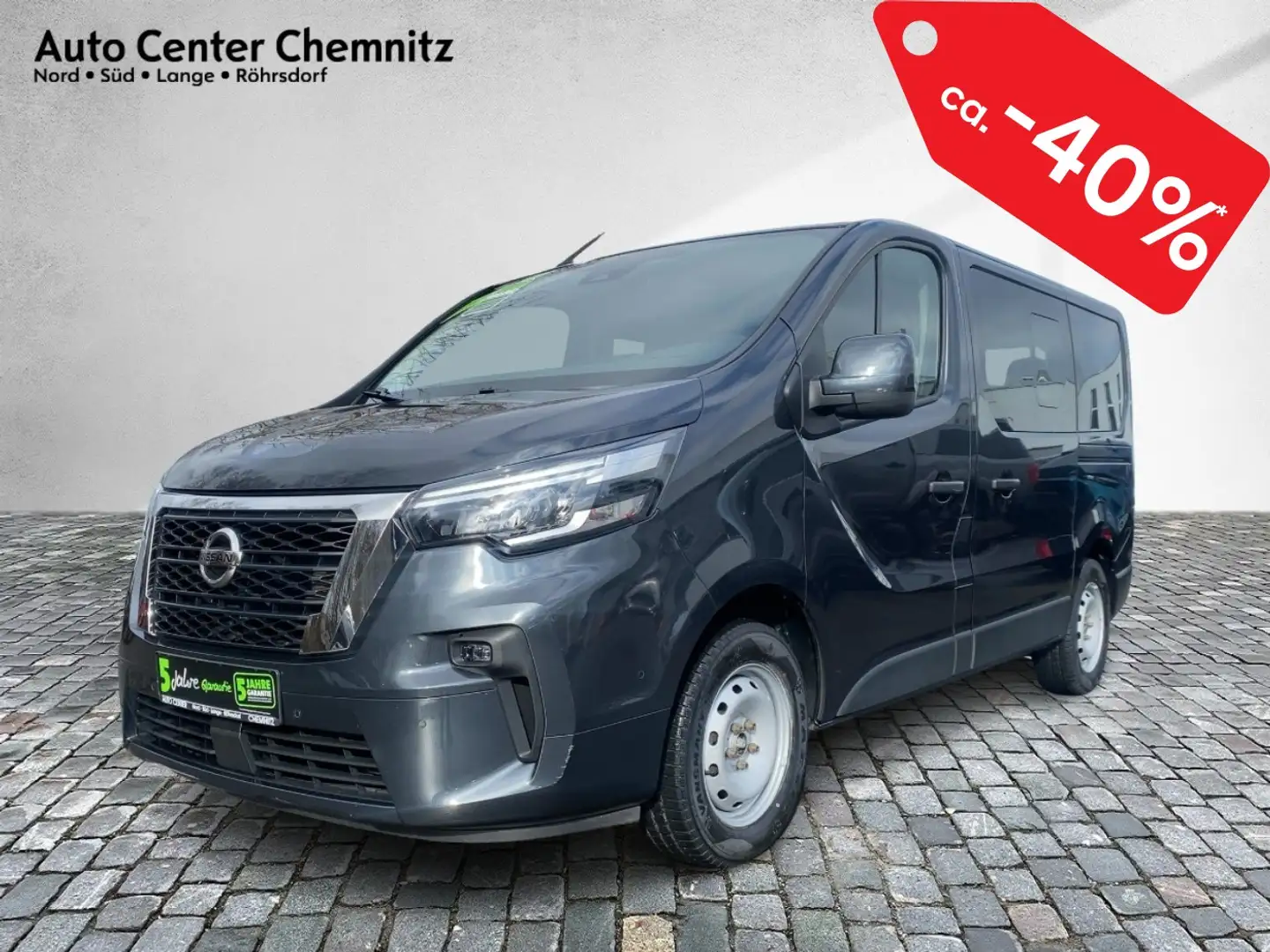 Nissan Primastar Kombi L1H1 2.8t TEKNA LED/Navi/PDC/LM Grau - 2