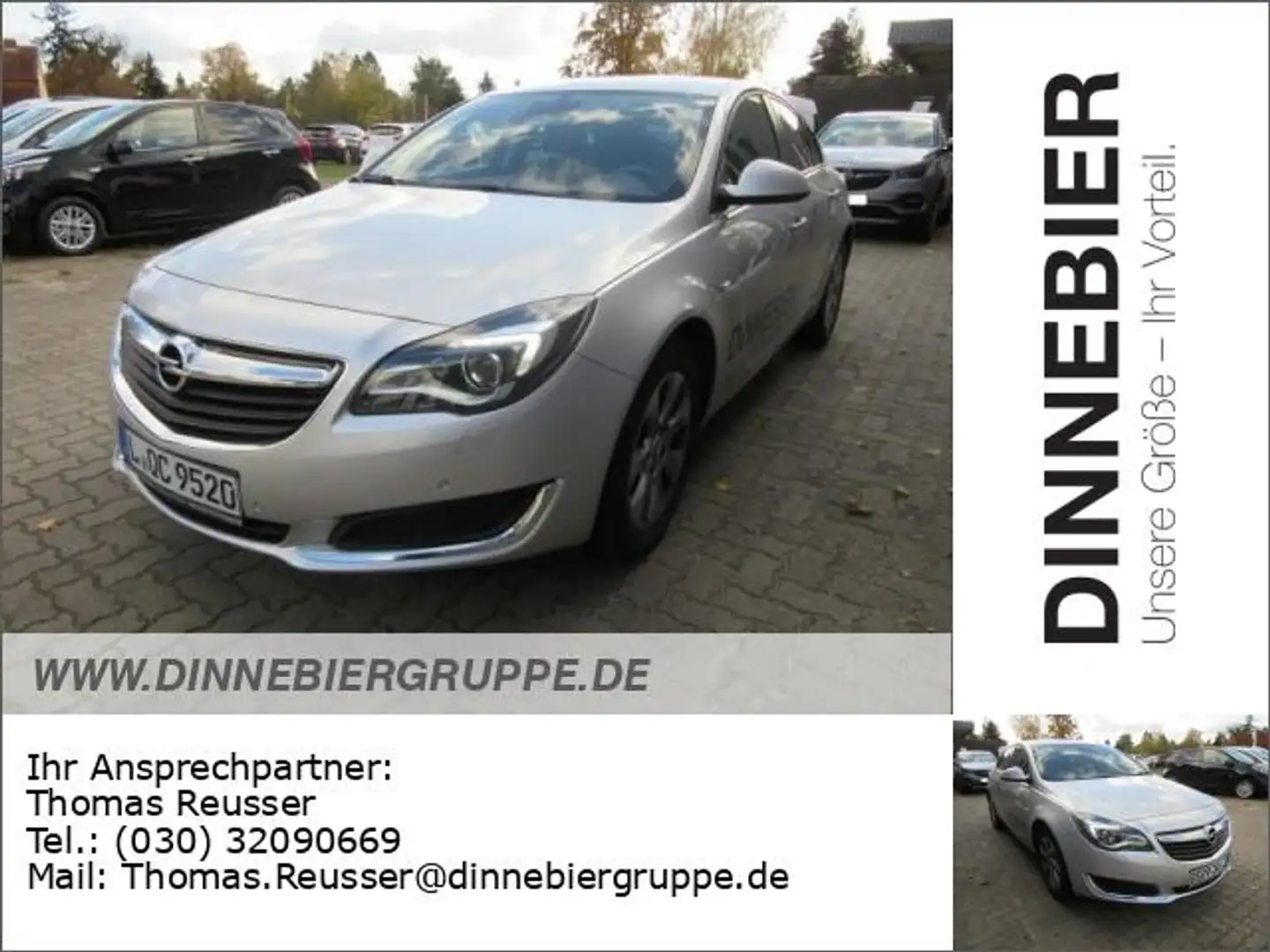 Opel Insignia 5-Türer Edition 1.6 Silber - 1