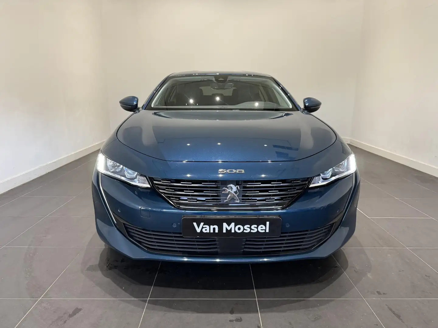 Peugeot 508 1.6 HYbrid Allure Pack Business l Leder l Apple ca Blauw - 2